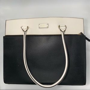 NWOT Kate Spade black/ white large tote